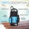 Serenelife 400W Submersible Pump Clean Dirty Water Powerful Utility Sump Pump Auto Float Switch, 16 ft. Cord SLBSMPMP50 - alternate 9